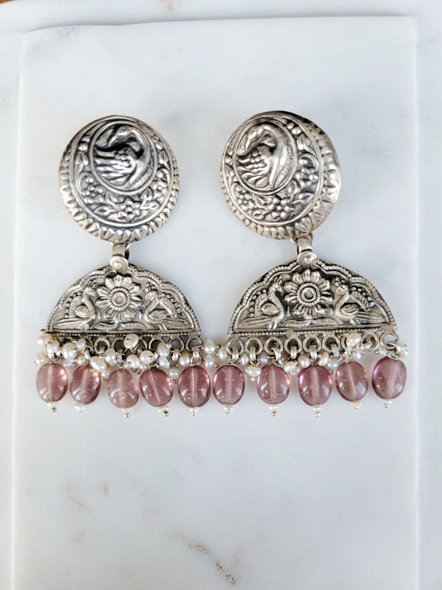 Peacock Earrings