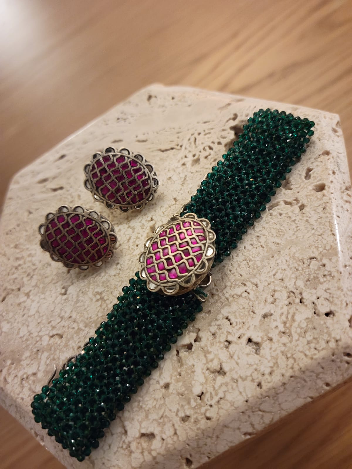 Kundan Choker with Earrings