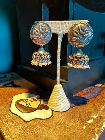 Flower Jhumkas