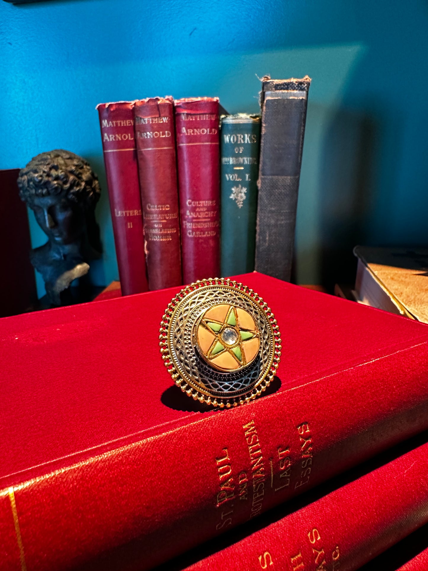 Golden Chakra Ring