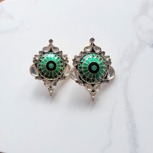 Meenakari Studs