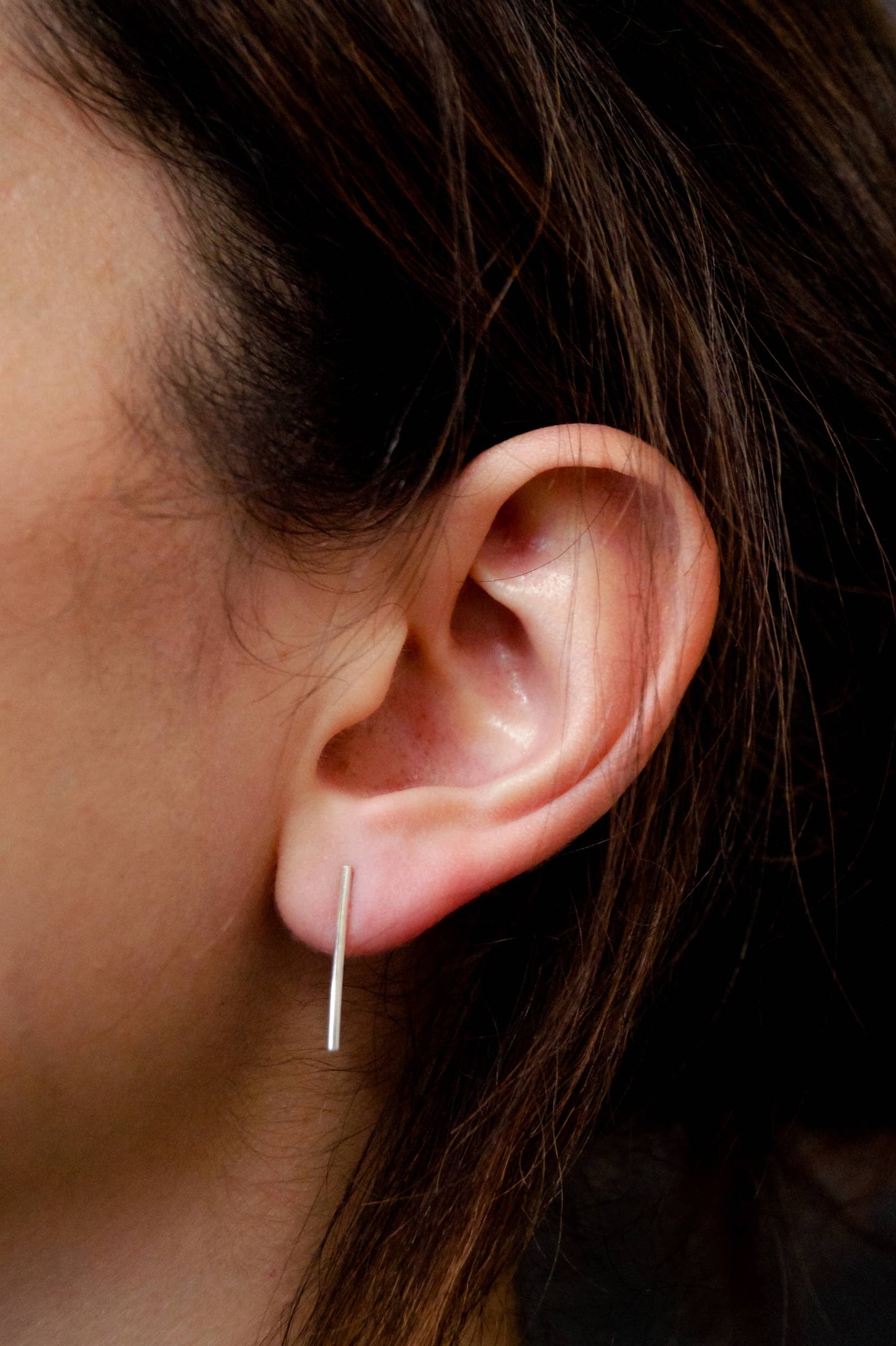 Bar Studs, Sterling Silver