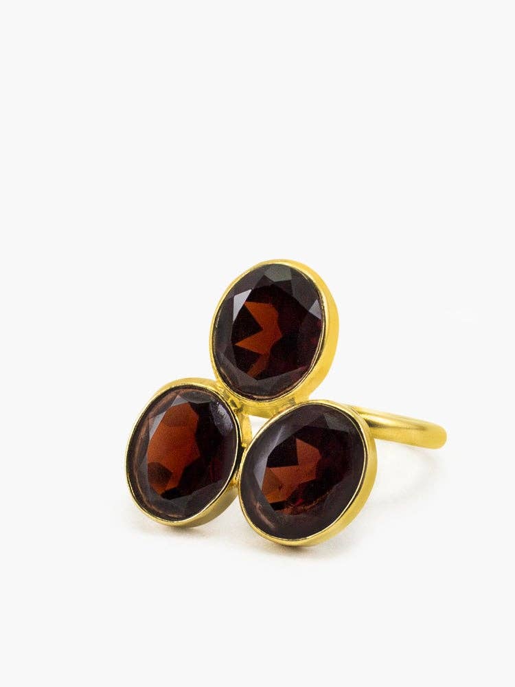 Pompei Garnet Ring