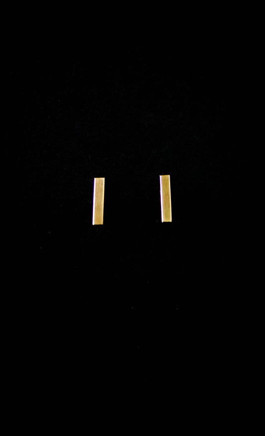 Mirror Stud Earrings, Gold, Rose or Silver